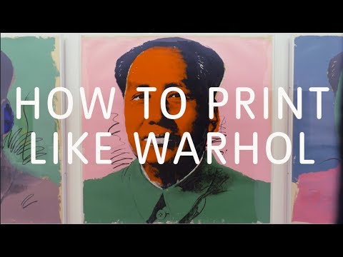 Tate: How to Print Like Warhol