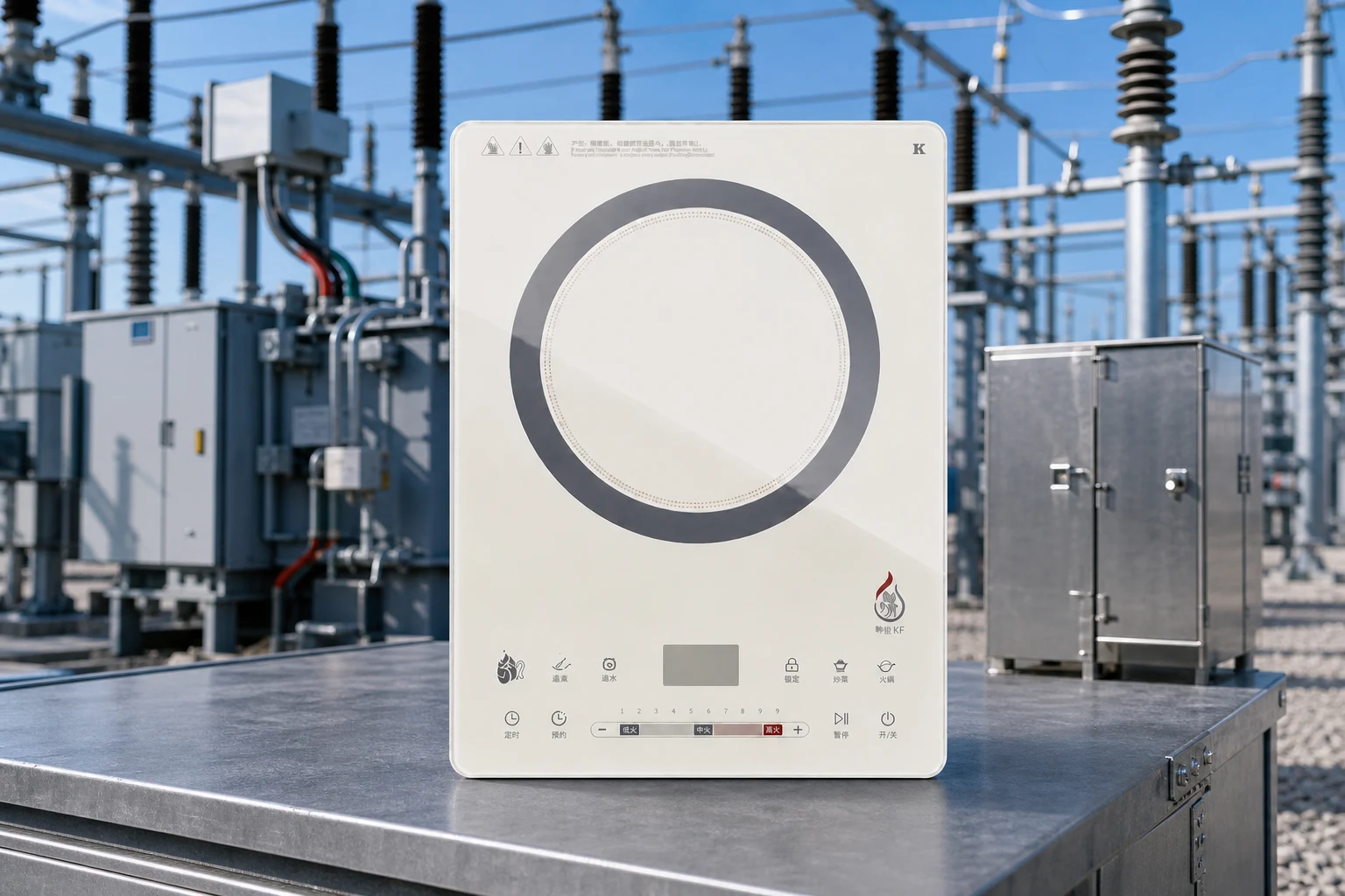 inspection windows glass — KANGER official product with illustrative industrial background (not a real site photo)