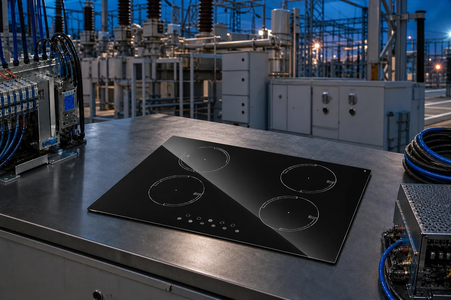 Drawing-review context for glass-ceramic panel supplier review