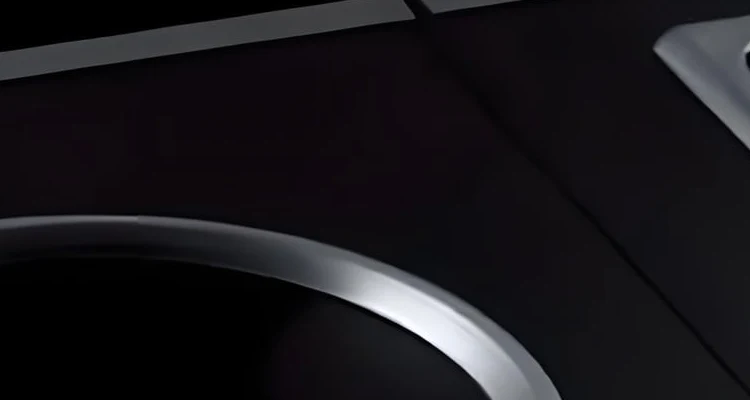 Flat flange zone on concave heat resistant glass panel for mounting