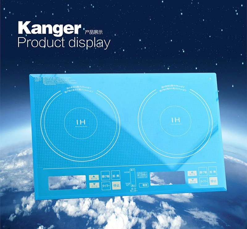 Transparent chemically resistant glass ceramic OEM specification cover