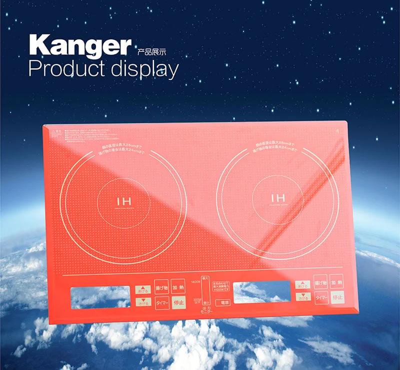 Kanger transparent glass-ceramic product for fireplace clear-display RFQs
