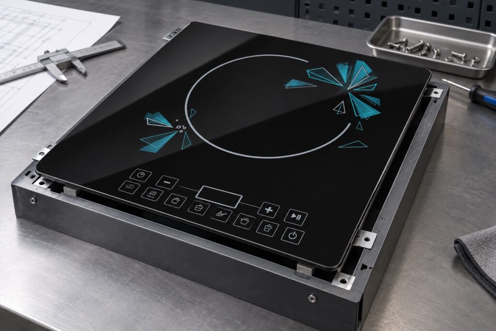 How to Set Mounting Clearances for Black Ceramic Glass Under Thermal Expansion — featured engineering scene