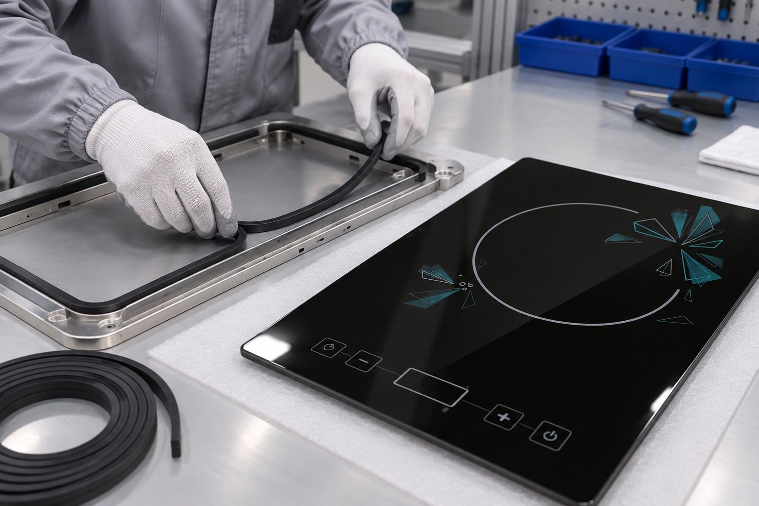 Designing the Sealing Interface Around Black Ceramic Glass — engineering inspection
