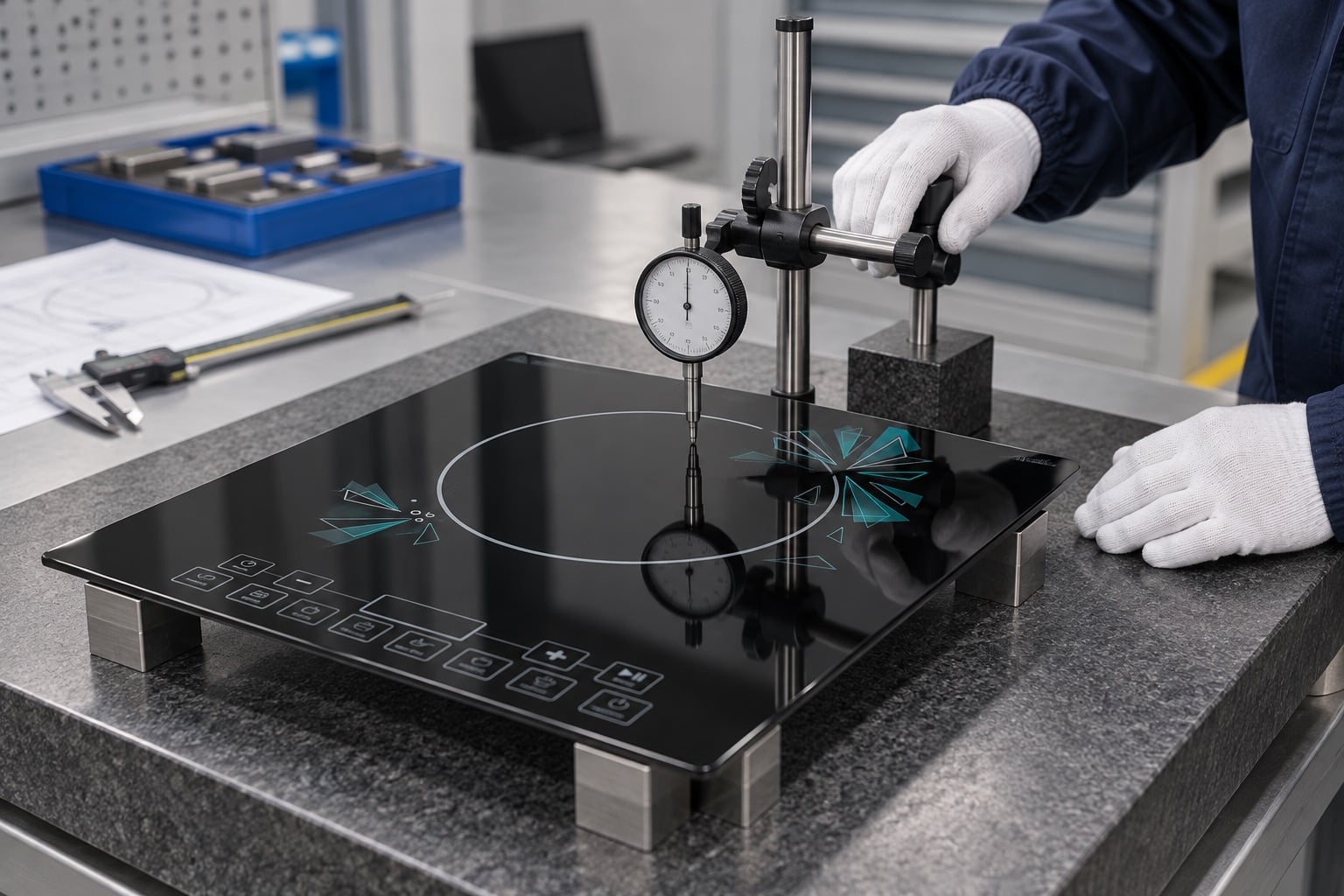Black Ceramic Glass Flatness Tolerance: Measurement Methods and Acceptance Limits — product detail