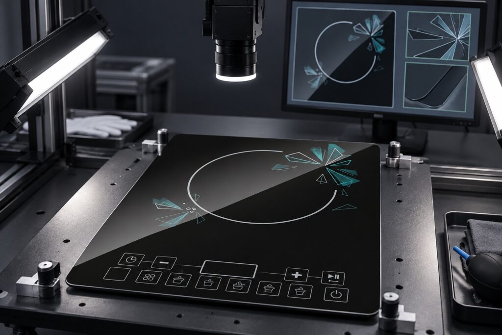 Optical Inspection Criteria for Black Ceramic Glass: Color, Haze, and Surface Defects — featured engineering scene