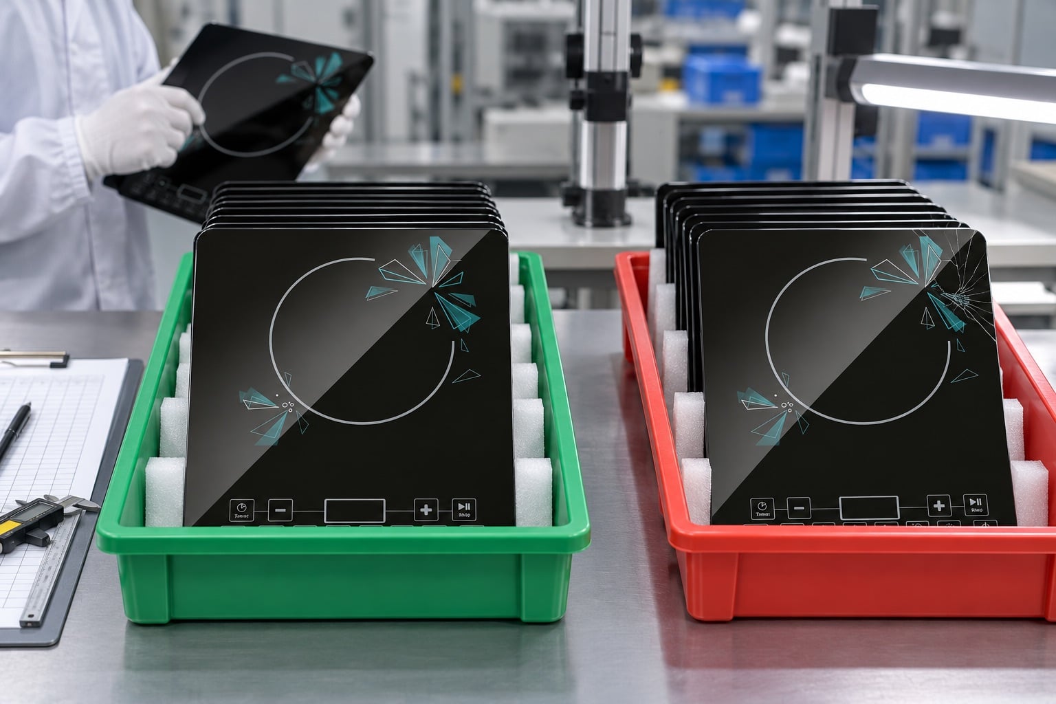 Incoming Inspection AQL for Black Ceramic Glass: Defects, Sampling, and Records — verification setup