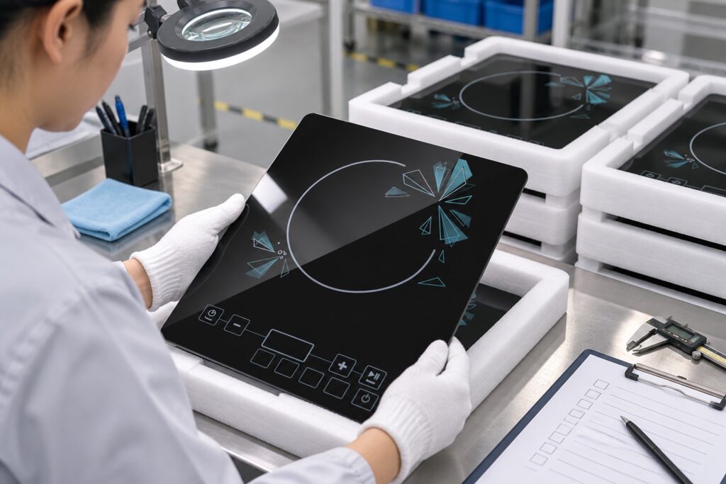 Incoming Inspection AQL for Black Ceramic Glass: Defects, Sampling, and Records — featured engineering scene