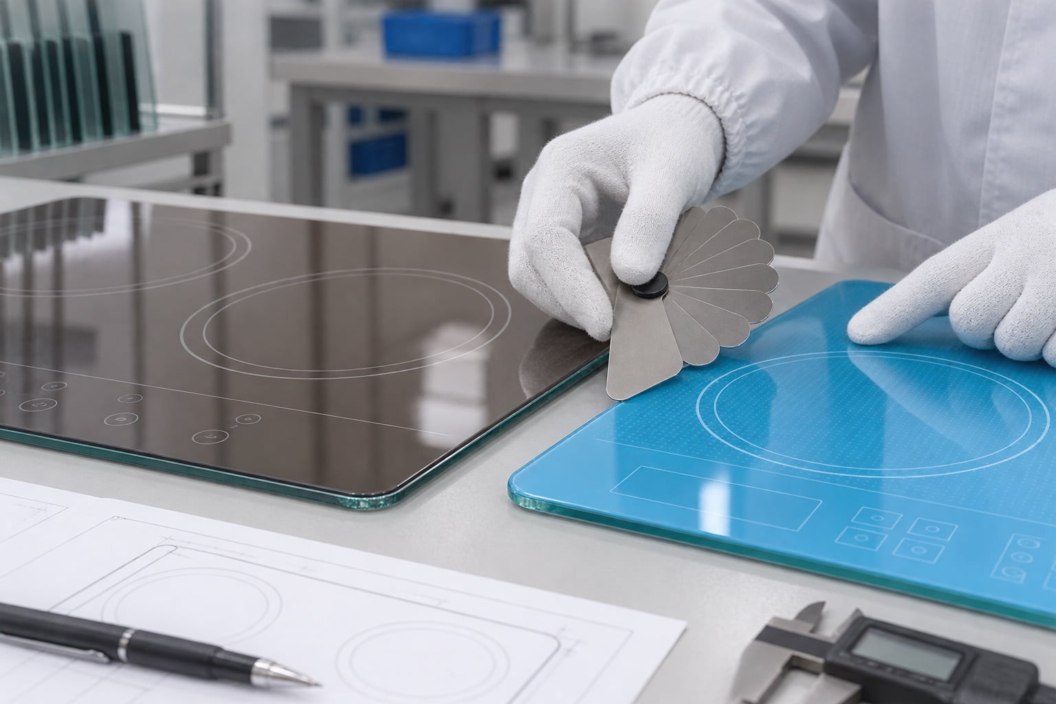 Transparent Ceramic Glass Corner Radius Requirements for OEM Drawings — engineering inspection