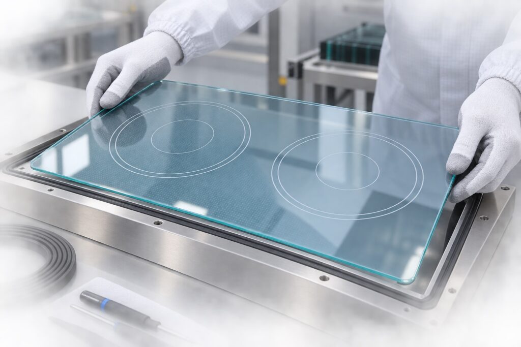 Designing the Sealing Interface Around Transparent Ceramic Glass — featured engineering scene