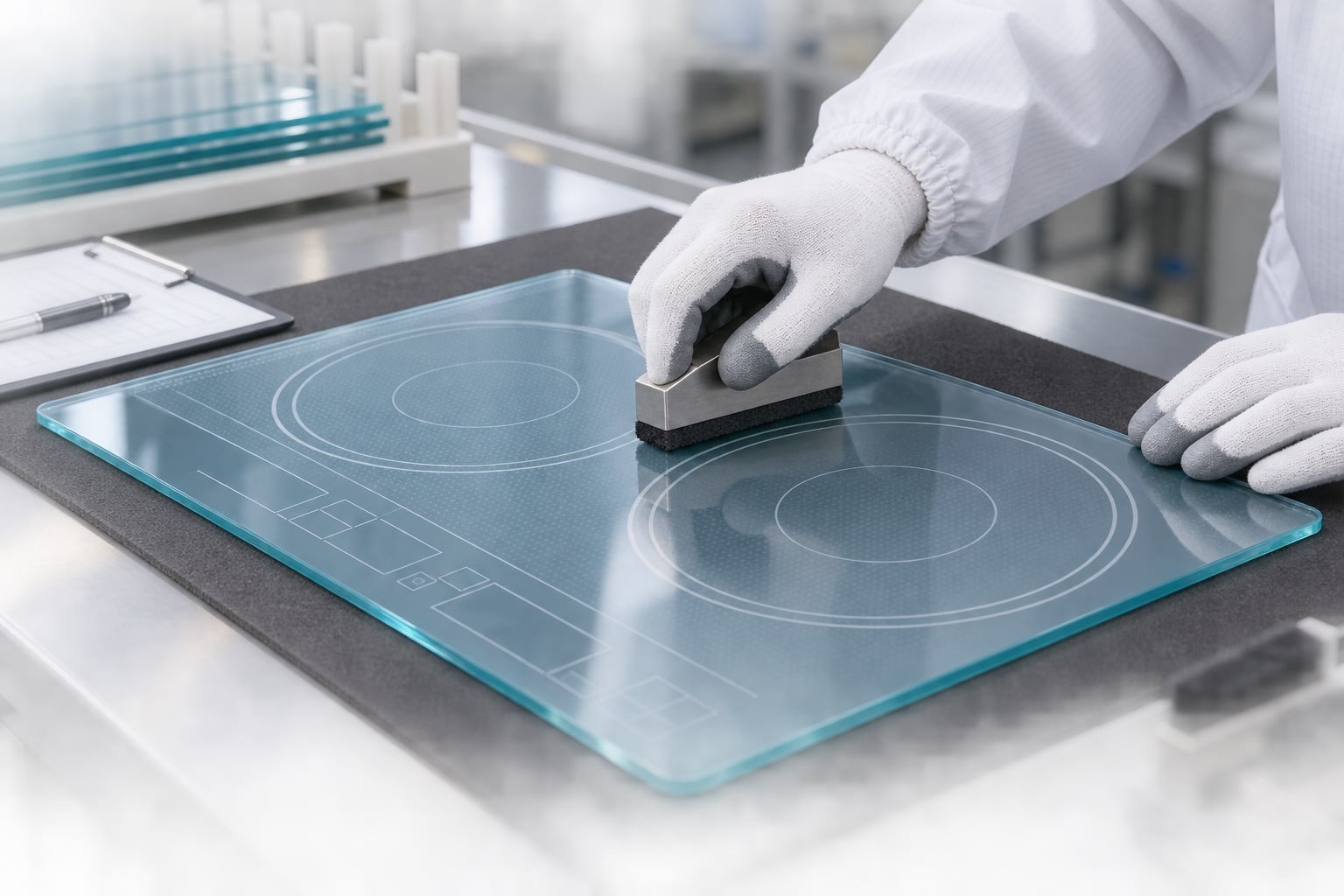How to Specify Durable Screen Printing on Transparent Ceramic Glass — engineering inspection