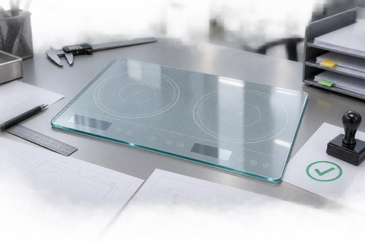 How to Control Drawing Revisions for Custom Transparent Ceramic Glass — verification setup