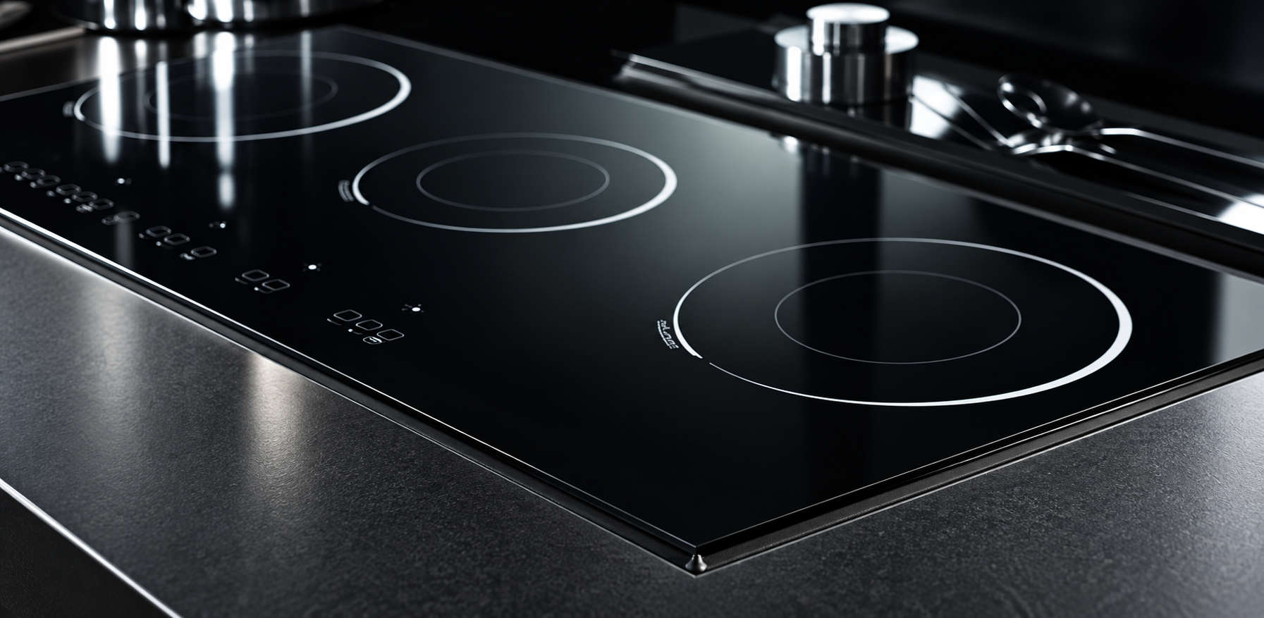 induction cooker glass sealing interface design detail