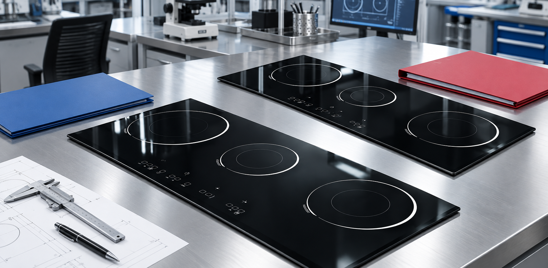 infrared cooker glass sealing interface design validation