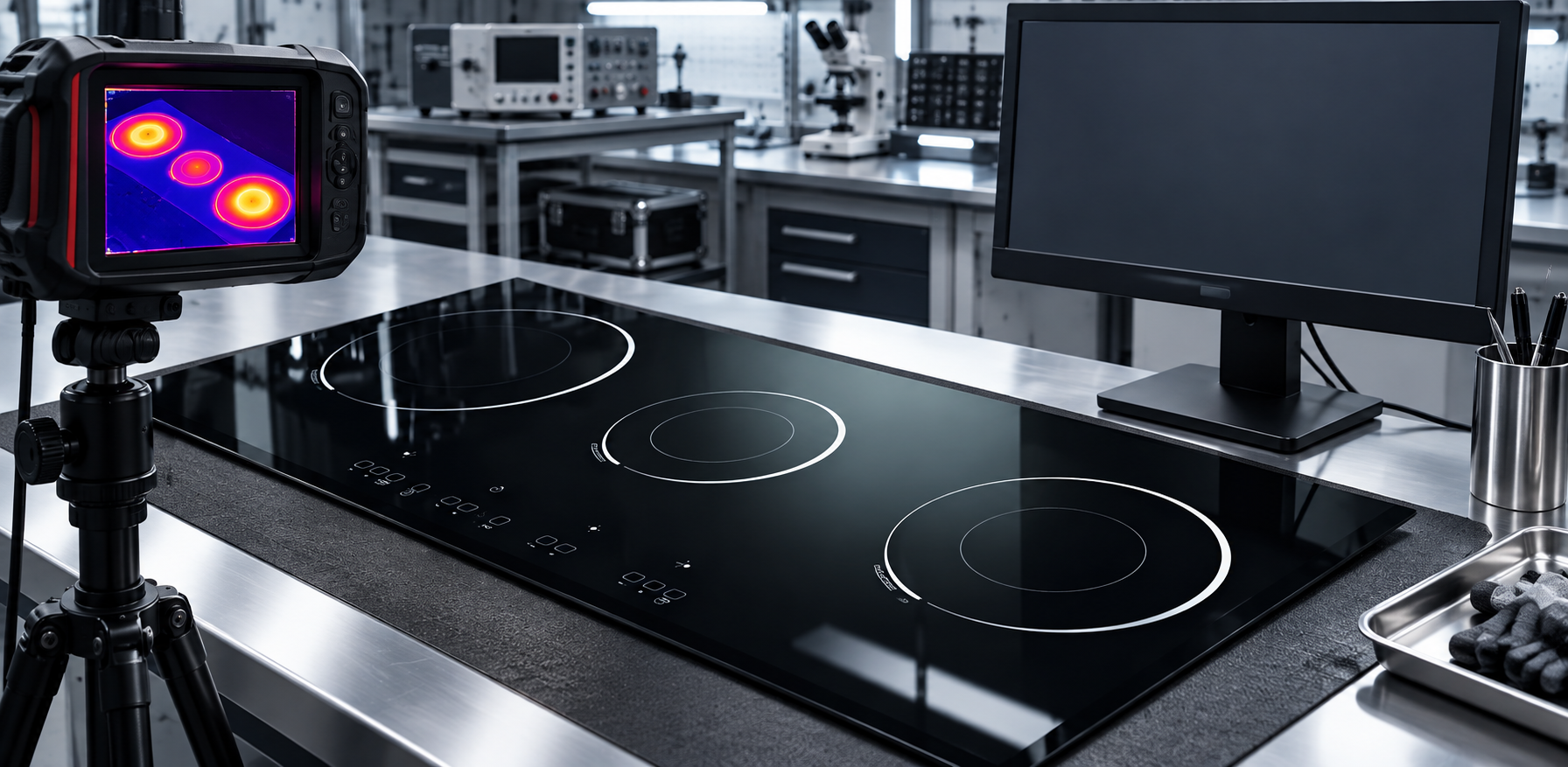 infrared cooker glass thermal shock test validation