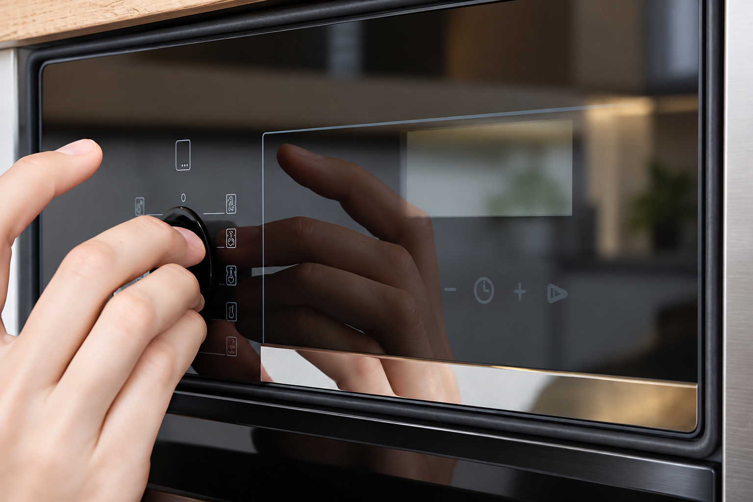 oven door glass sealing interface design detail