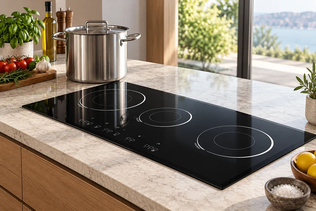 Induction Hob Stockpot: Base Fit, Loaded Weight and Safe Access